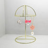 Metal Dome Shaped Hat Holder Stand Tabletop Wig Jewelry Scarf Display Rack S