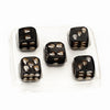 5pcs Skull Dice 6-Sided KTV Entertainment Game Pool Leisure Toys Favor Props silver