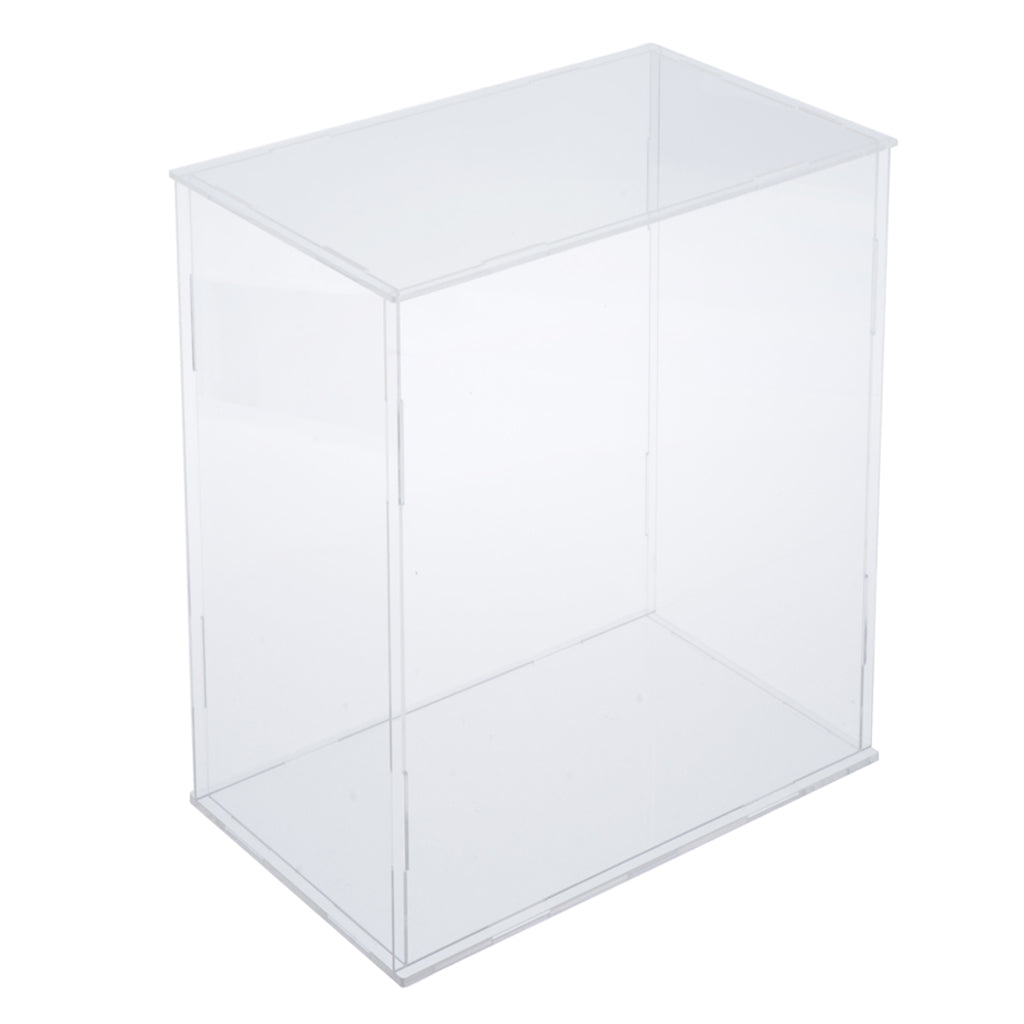 Clear Acrylic Toy Display Show Case Dustproof Box Protection Tool 28x28x28cm Transparent