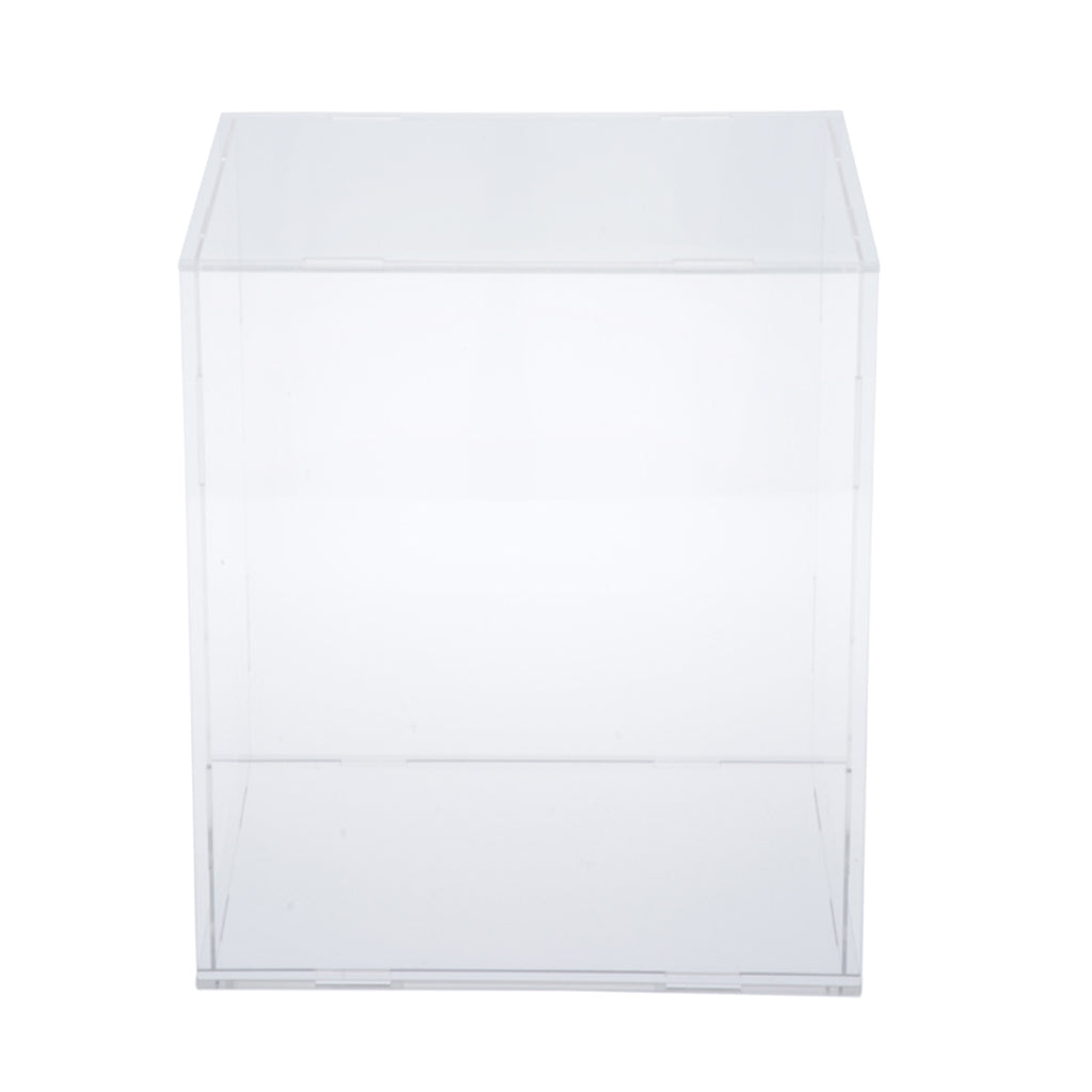 Clear Acrylic Toy Display Show Case Dustproof Box Protection Tool 28x28x28cm Transparent