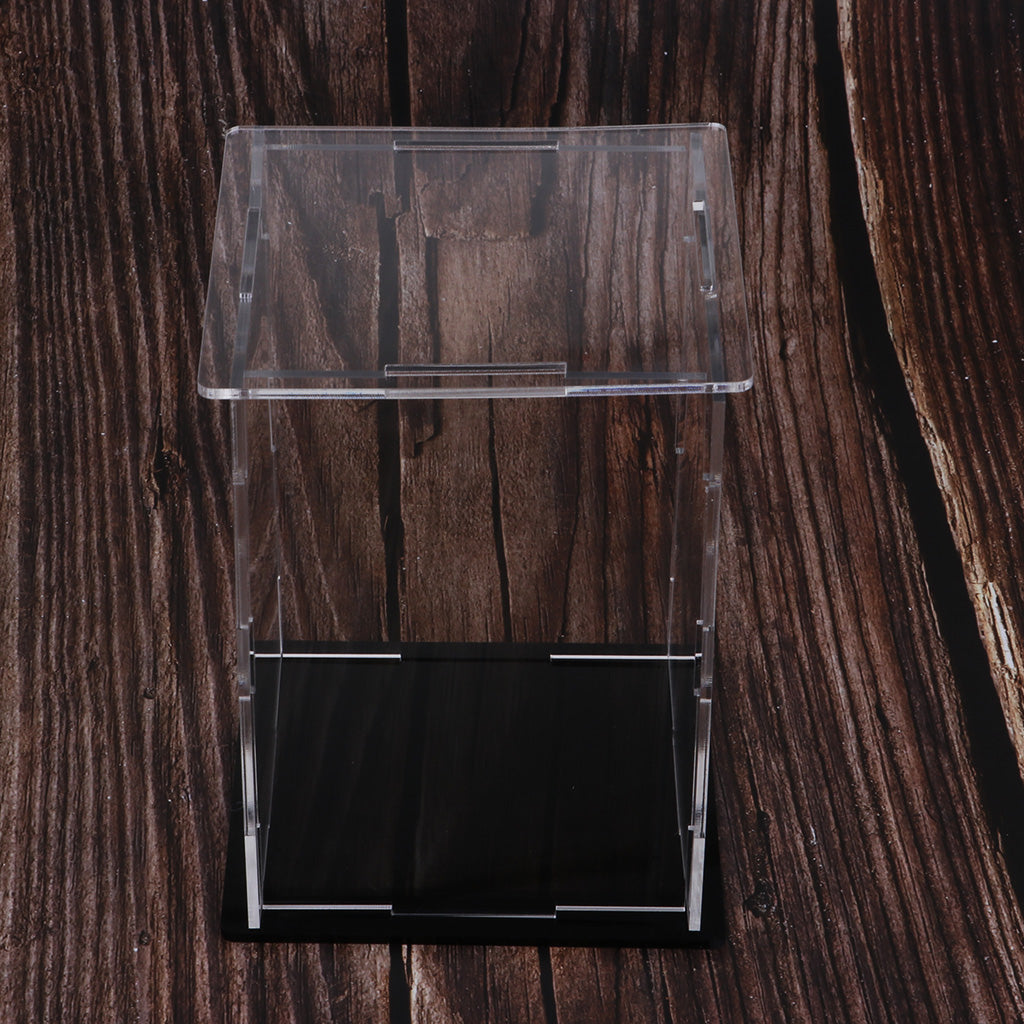 Acrylic Toy Display Show Case Dustproof Box Large Protect Case 158x108x100mm