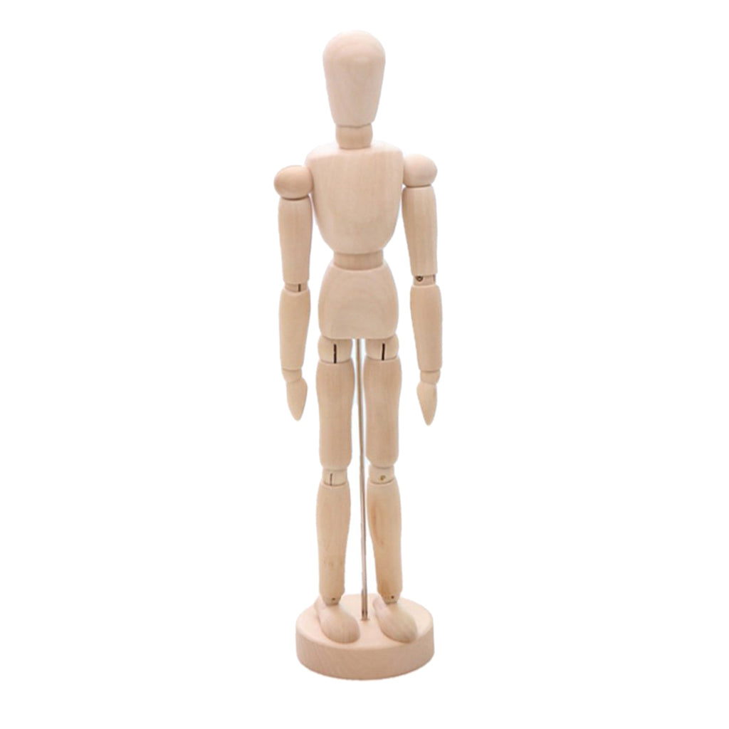 Wooden Joint Man Model Ornament L