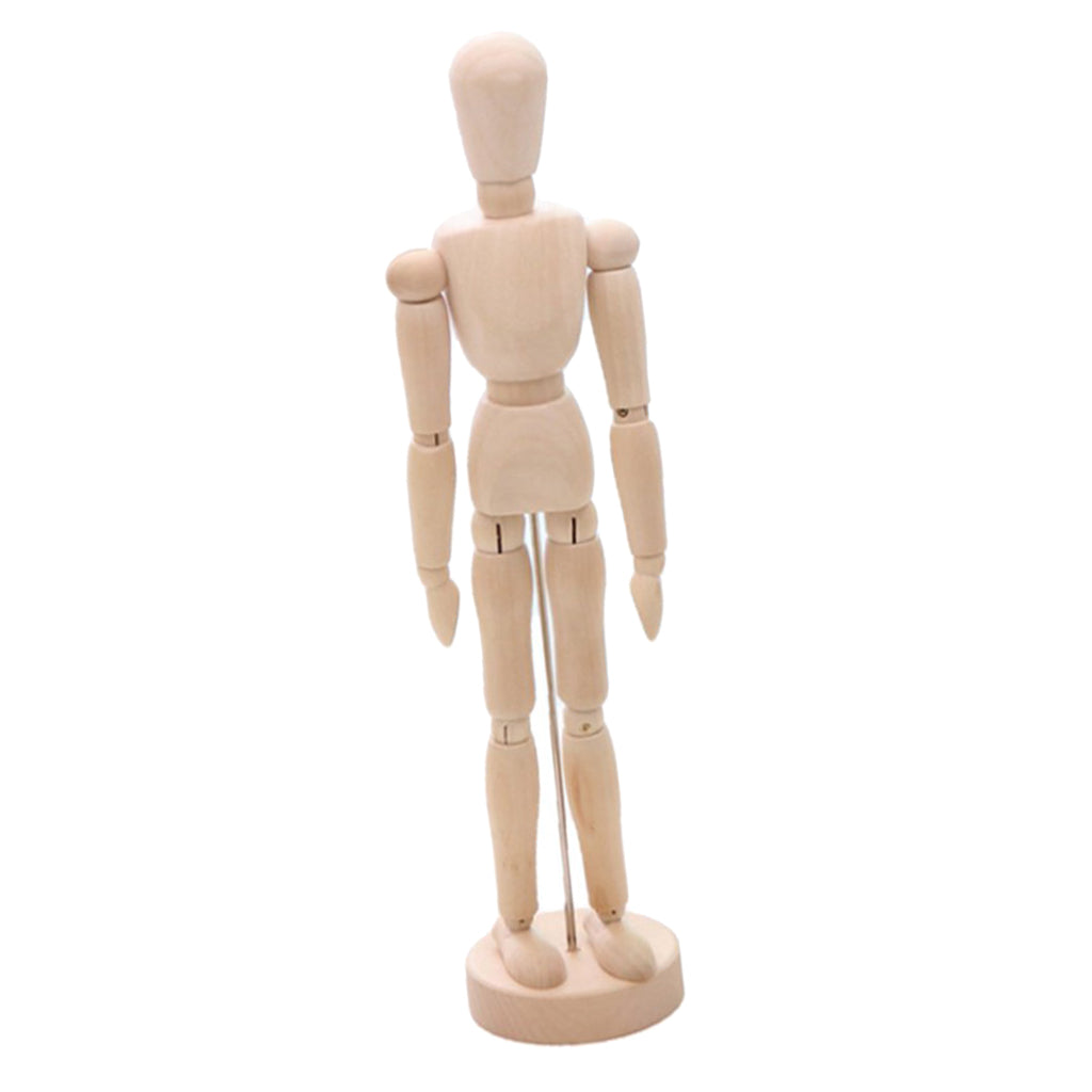 Wooden Joint Man Model Ornament L