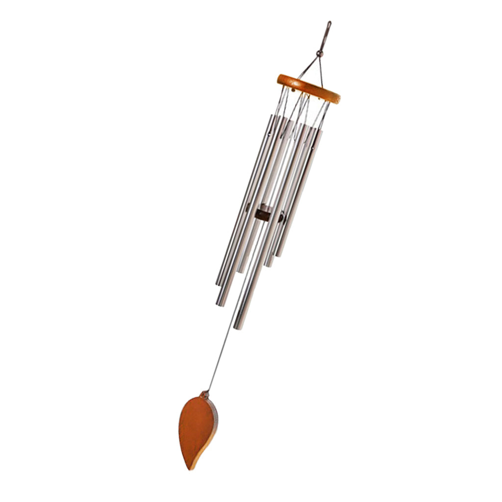 Aluminum Wind Chimes For  Home Garden Yard Patio Decoration Ornament Wooden