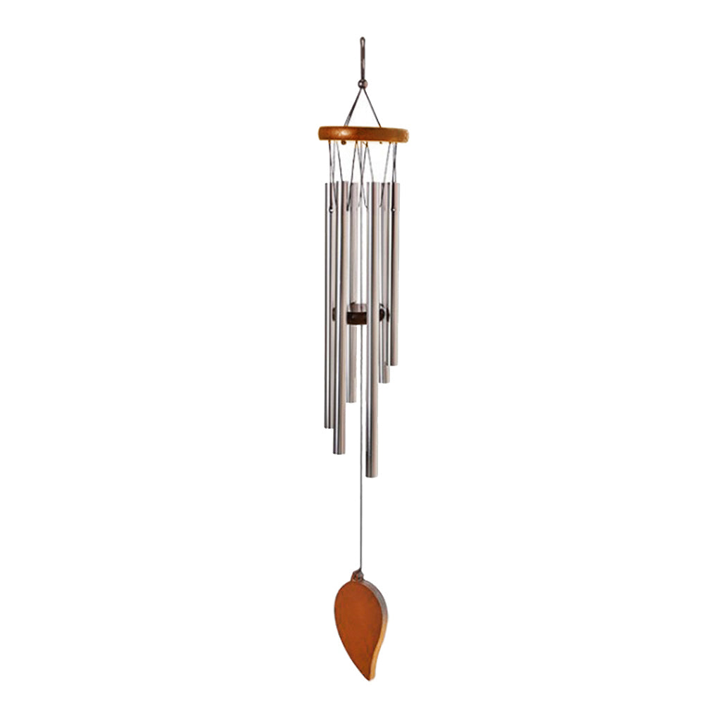 Aluminum Wind Chimes For  Home Garden Yard Patio Decoration Ornament Wooden