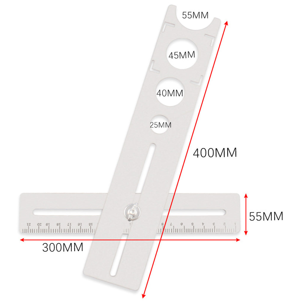 Stainless Steel Hole Locator for Tiles Wood Plastics Drill Punching Tools