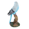 Garden Simulation Parrot Sculpture Statue Home Ornaments DIY Craft Blue