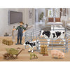 Simulation Plastic Farm Animals Model Series with Fence Kids Pretend Toys