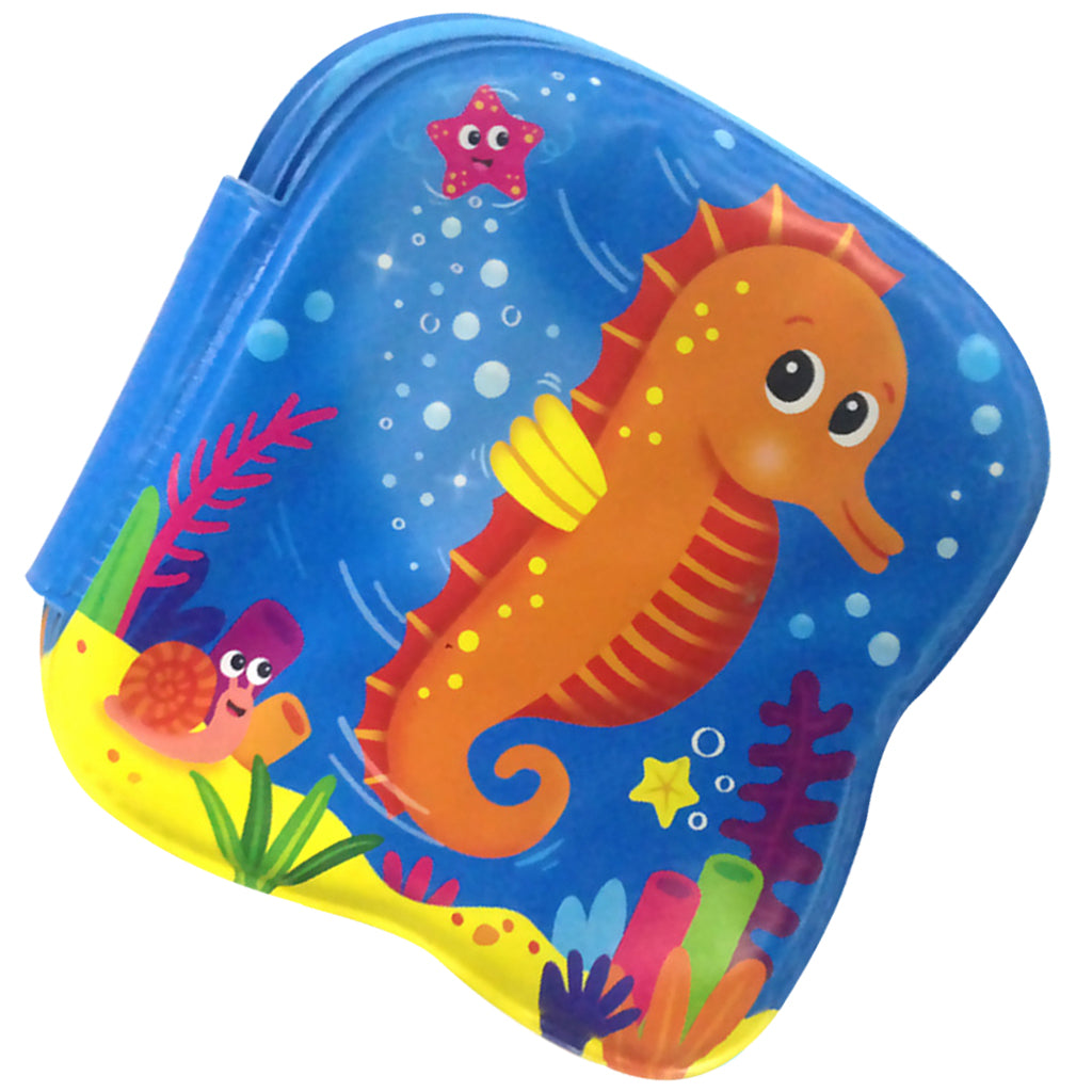 Inflatable Water Filled Cushion Bath Book for Baby Infant Swim Toy Sea Horse