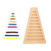 Load image into Gallery viewer, Montessori Math Materials Colored Bead Stairs Early Preschool Learning Toys