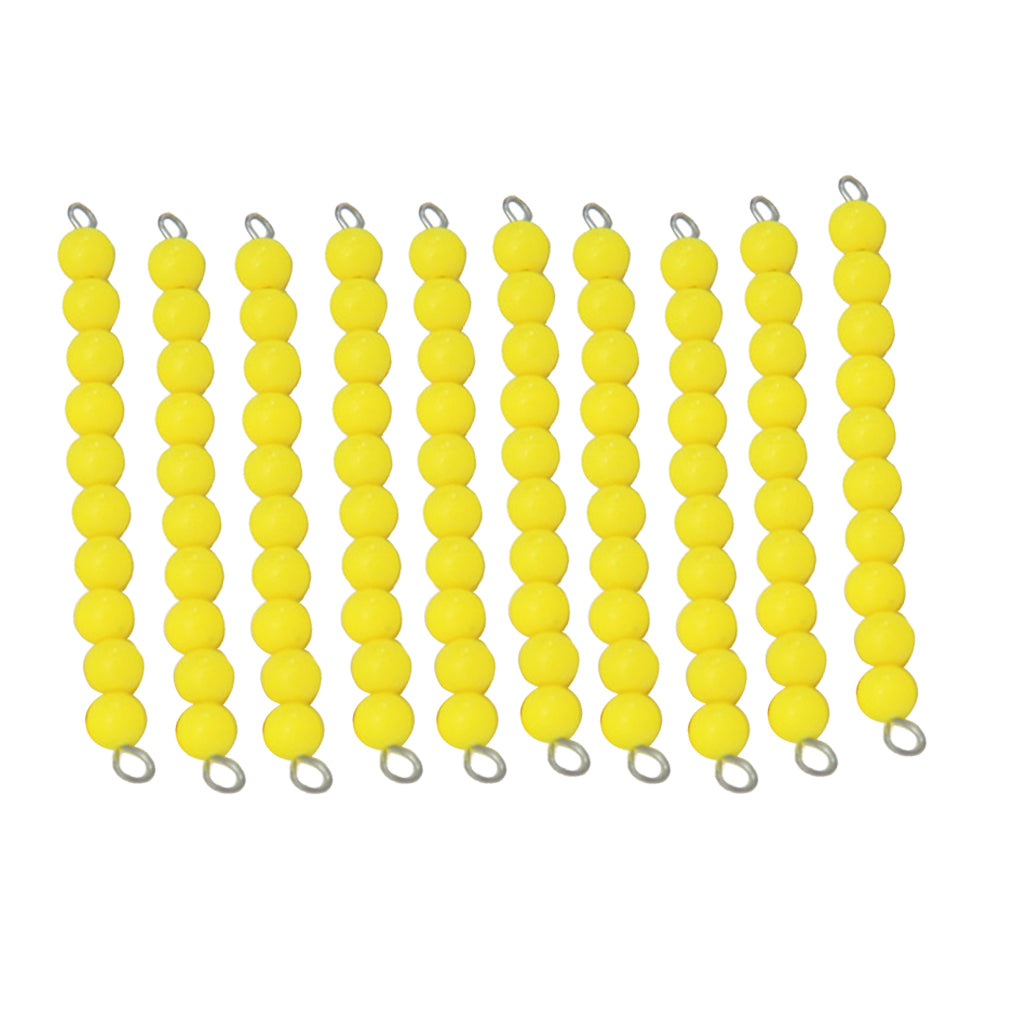 Bead Bars Montessori Math Learning Tool Preschoolers Toy for Early Education