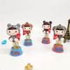 Load image into Gallery viewer, 4 Pieces Mini Cartoon Figures Home Car Desktop Decorations Figurine Play Set