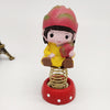 4 Pieces Mini Cartoon Statue Home Car Desktop Decorations Figurine Play Set