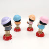 4 x Mini Cartoon Boy Figures Home Car Desktop Decorations Figurine Play Set