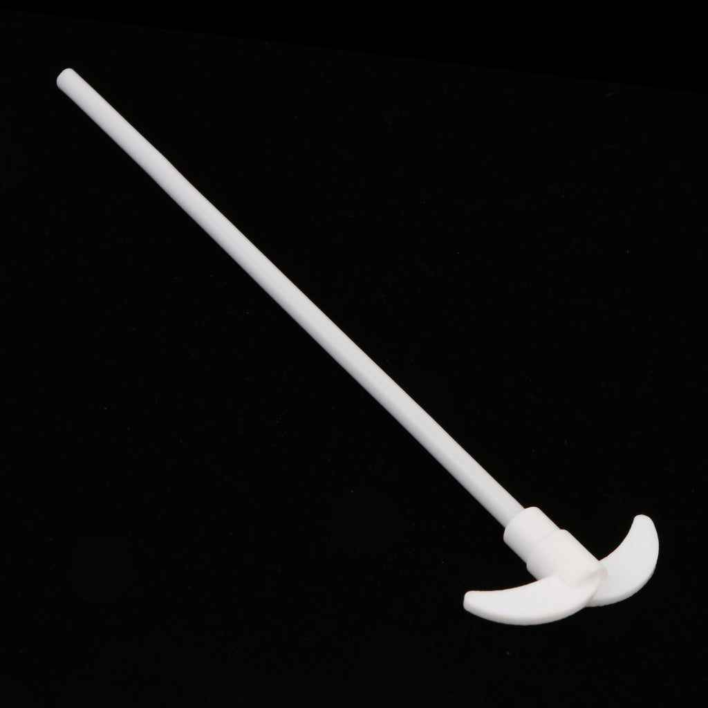 PTFE Mixer Stirring Rod for Electric Overhead Stirrer L 250mm Oar Dia 65mm