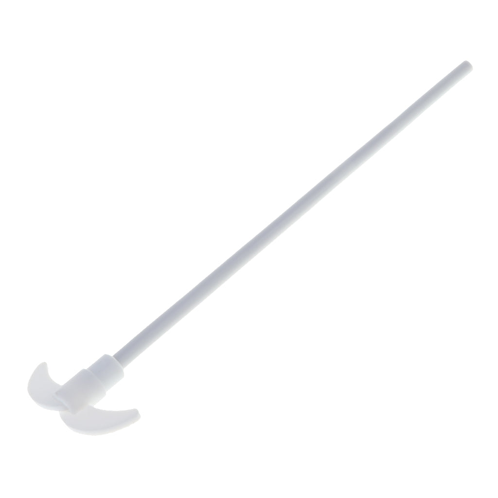 PTFE Mixer Stirring Rod for Electric Overhead Stirrer L 250mm Oar Dia 65mm