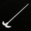 PTFE Mixer Stirring Rod for Electric Overhead Stirrer L 350mm Oar Dia 80mm