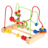 Wooden Beads Maze Around Circle Bead Toy Kids Montessori Developmental Toy