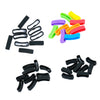 10Pack Watch Silicone Fastener Rings  Black 1