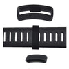 10Pack Watch Silicone Fastener Rings  Black 1