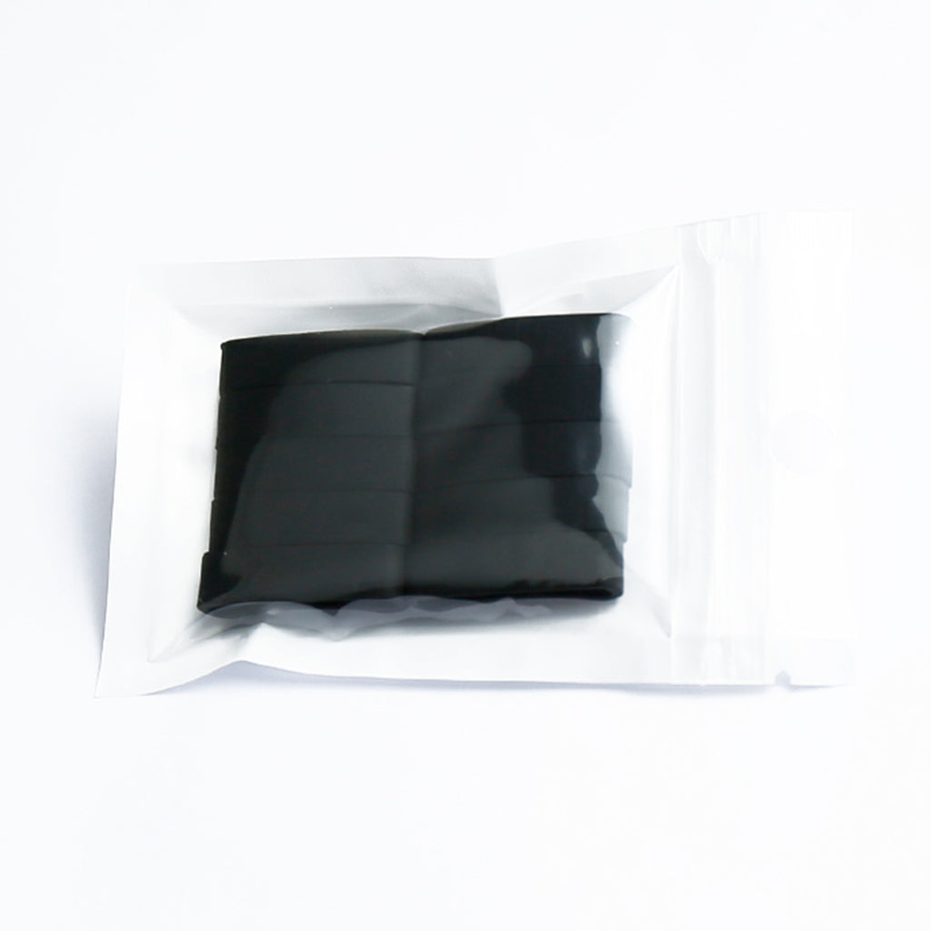 10Pack Watch Silicone Fastener Rings  Black 2