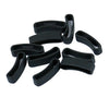 10Pack Watch Silicone Fastener Rings  Black 2