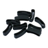 10Pack Watch Silicone Fastener Rings  Black 2