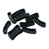 10Pack Watch Silicone Fastener Rings  Black 2