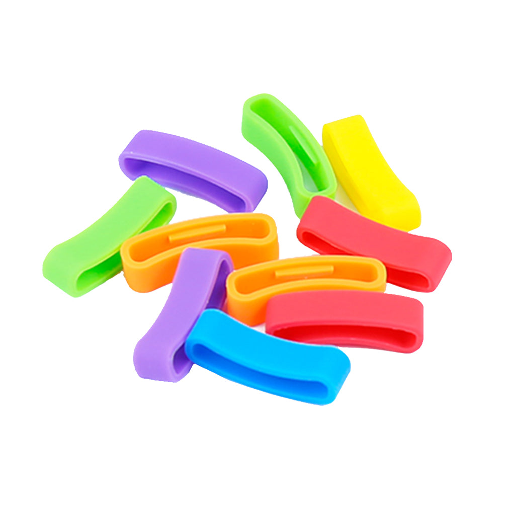 10Pack Watch Silicone Fastener Rings  Mixed