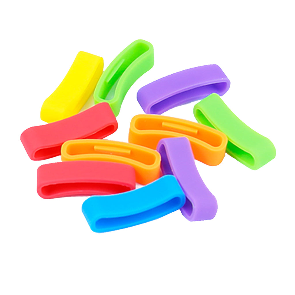 10Pack Watch Silicone Fastener Rings  Mixed