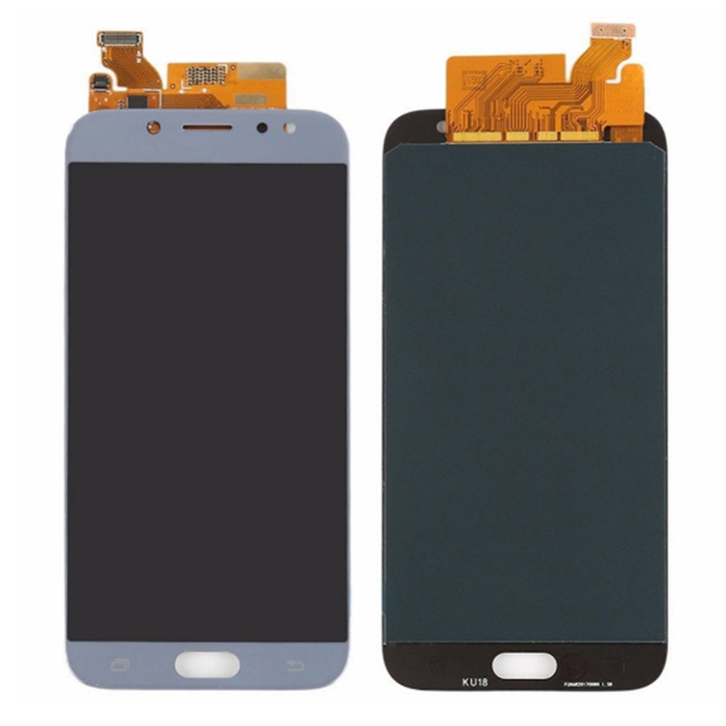 Smartphone LCD Display Screen Digitizer Blue For Samsung J7PRO 5.5" Screen