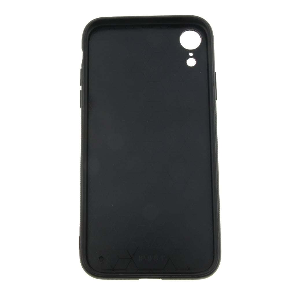 Luxury Shockproof Soft Cloth Back Cover Case For iPhone XR Black