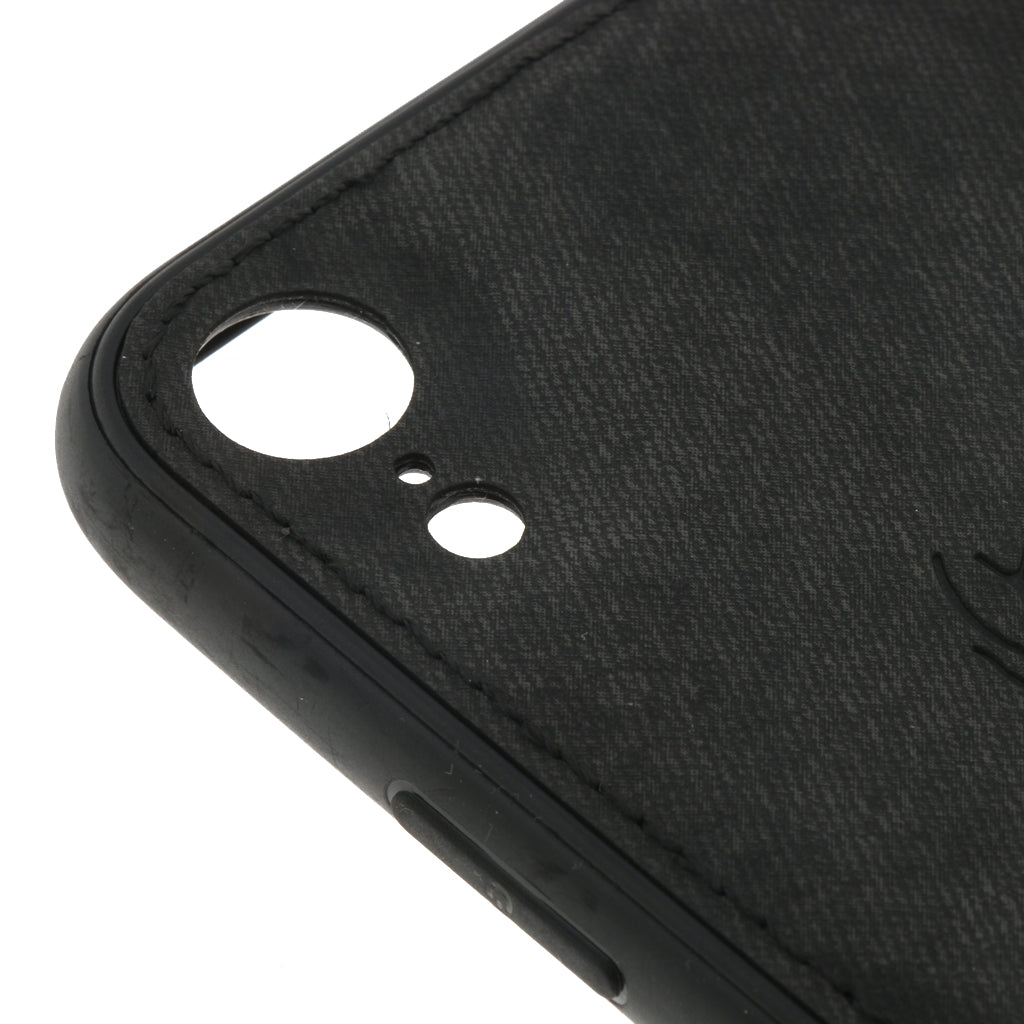 Luxury Shockproof Soft Cloth Back Cover Case For iPhone XR Black