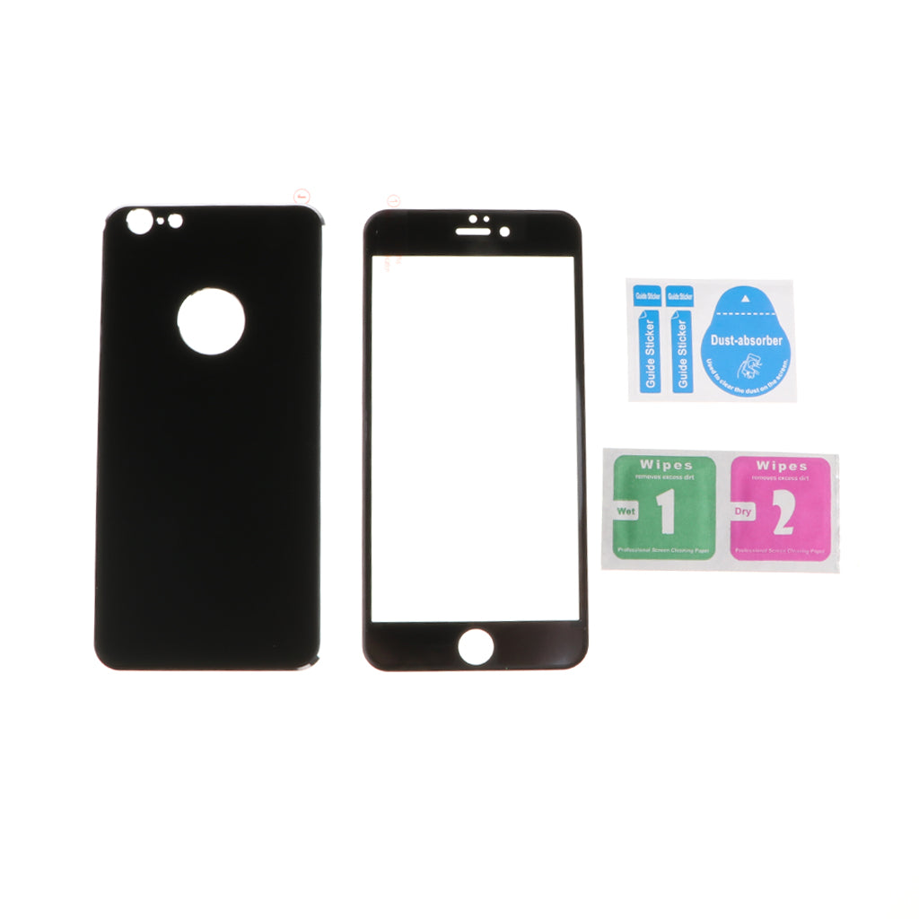 3D Tempered Glass Film Full Cover Screen Protector for iPhone 6 Plus Black