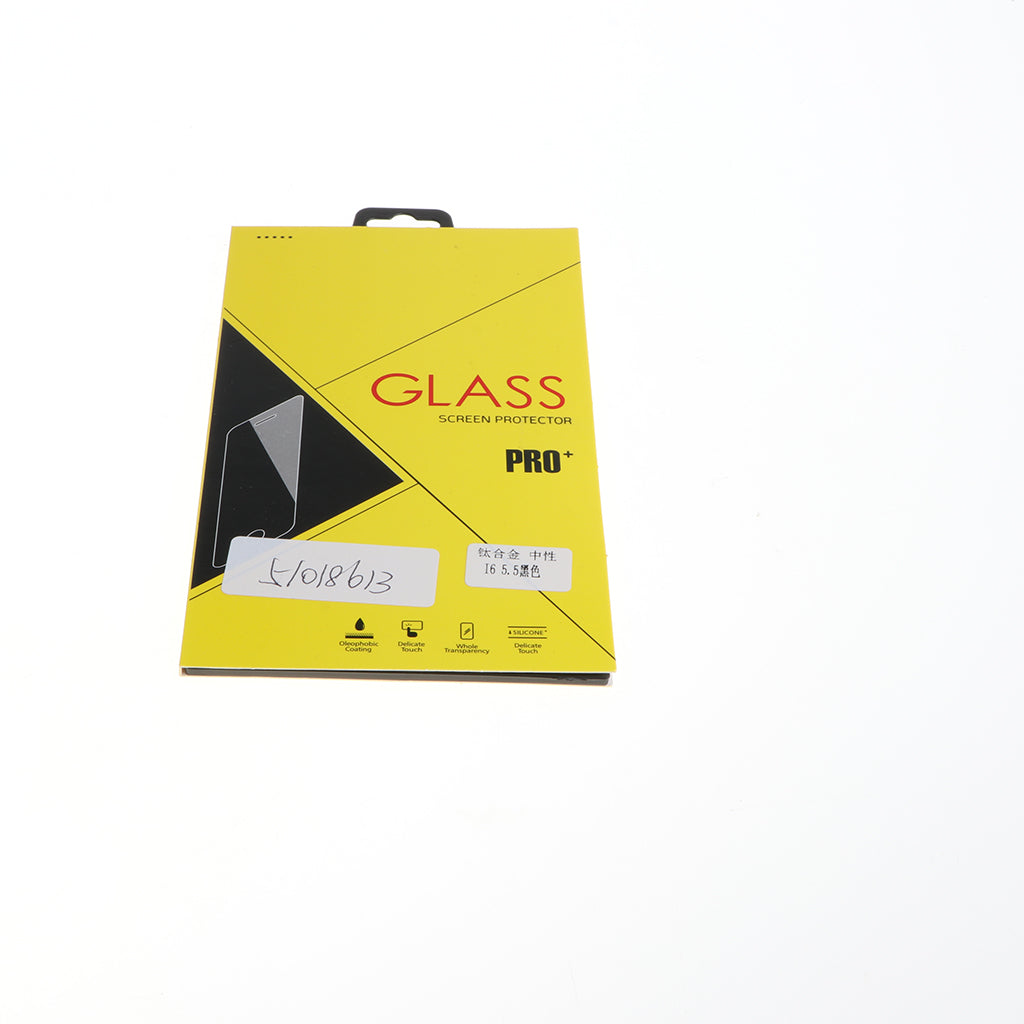 3D Tempered Glass Film Full Cover Screen Protector for iPhone 6 Plus Black