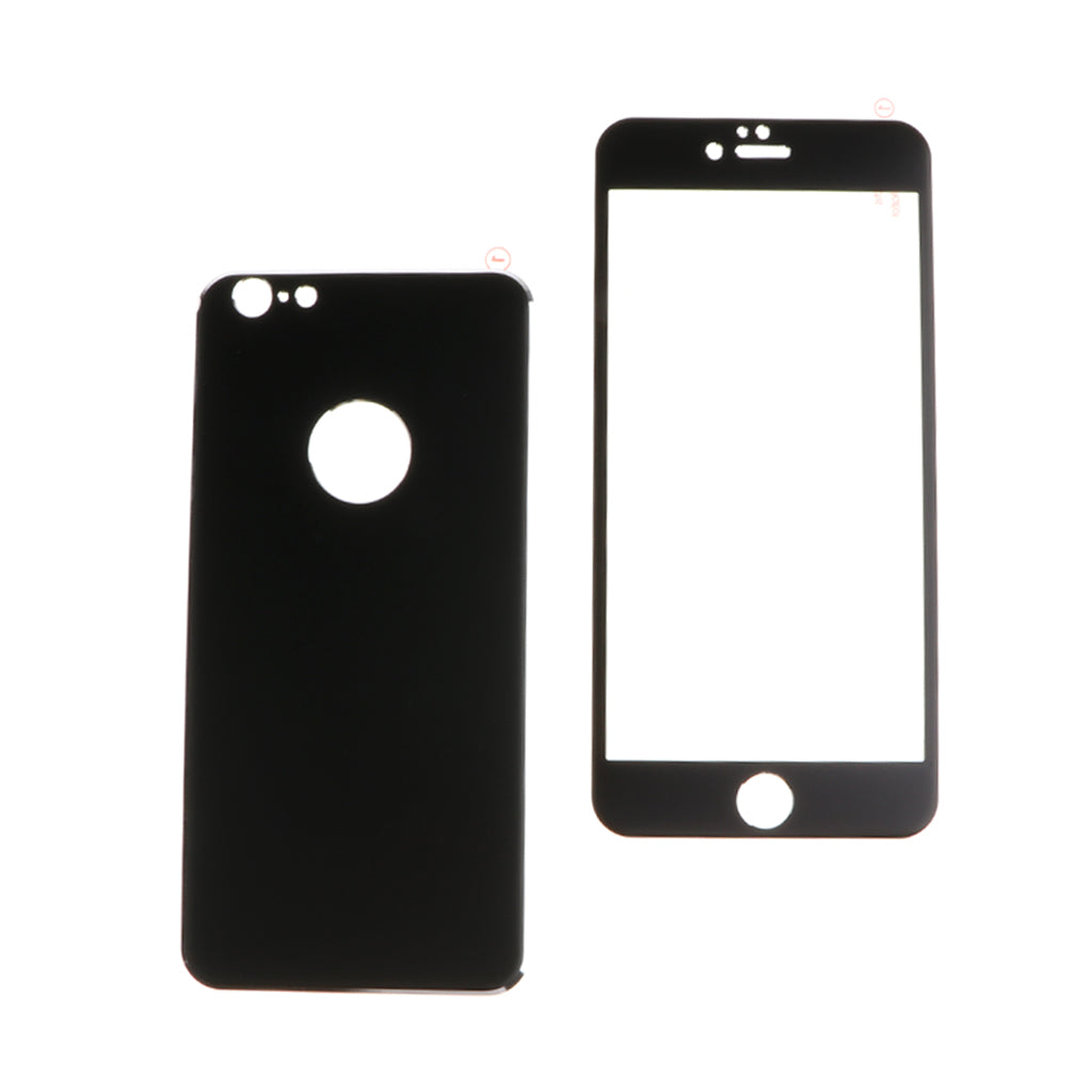 3D Tempered Glass Film Full Cover Screen Protector for iPhone 6 Plus Black