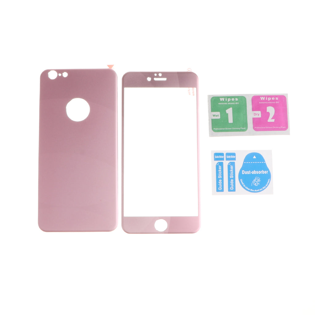 3D Tempered Glass Film Full Cover Screen Protector for iPhone 6 Plus Rose Gold