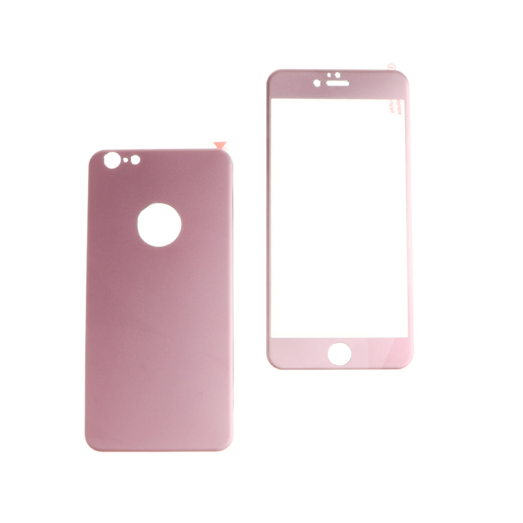 3D Tempered Glass Film Full Cover Screen Protector for iPhone 6 Plus Rose Gold