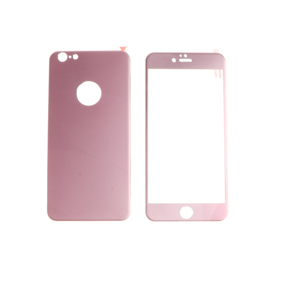 3D Tempered Glass Film Full Cover Screen Protector for iPhone 6 Plus Rose Gold