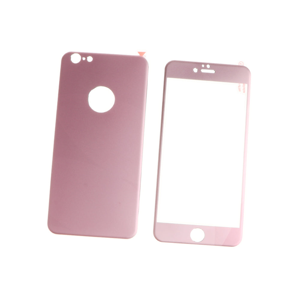 3D Tempered Glass Film Full Cover Screen Protector for iPhone 6 Plus Rose Gold