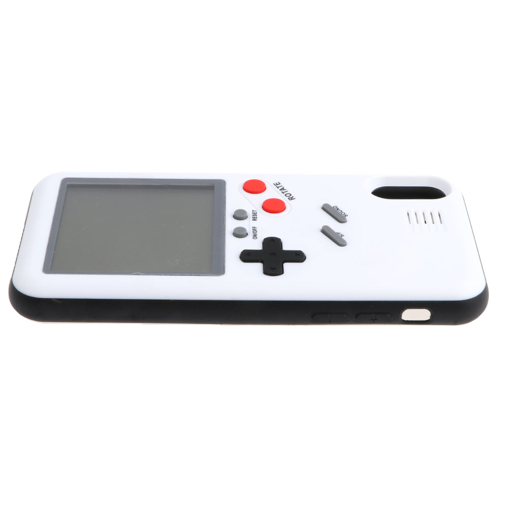 Phone Case Back Cover for Tetris Game Player iPhone X white