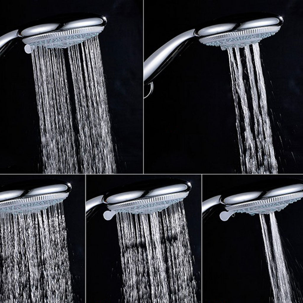 Universal 5 Mode Function Chrome Large Bath Handset Shower Head Sprayer #1