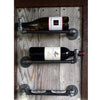 Industrial Plumbing Pipe Wine Rack Champagne Bottle Holder Rack 12inch