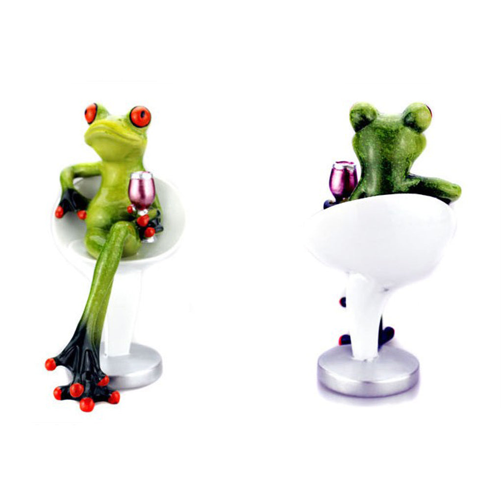 Fantasy Resin Frog Decoration Craft Table Desk Ornaments Collectable Gift 01