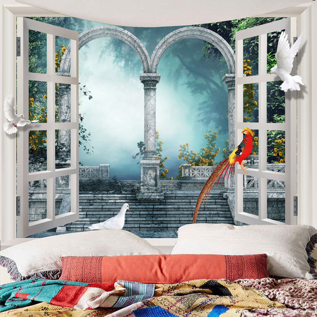 Creative Wall Tapestry Beautiful Pictures Art Mural Hanging Decoration #7