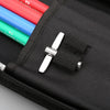 Cotton Padded Drumstick Bag - Soft Carrying Case for Sticks Mallets Black