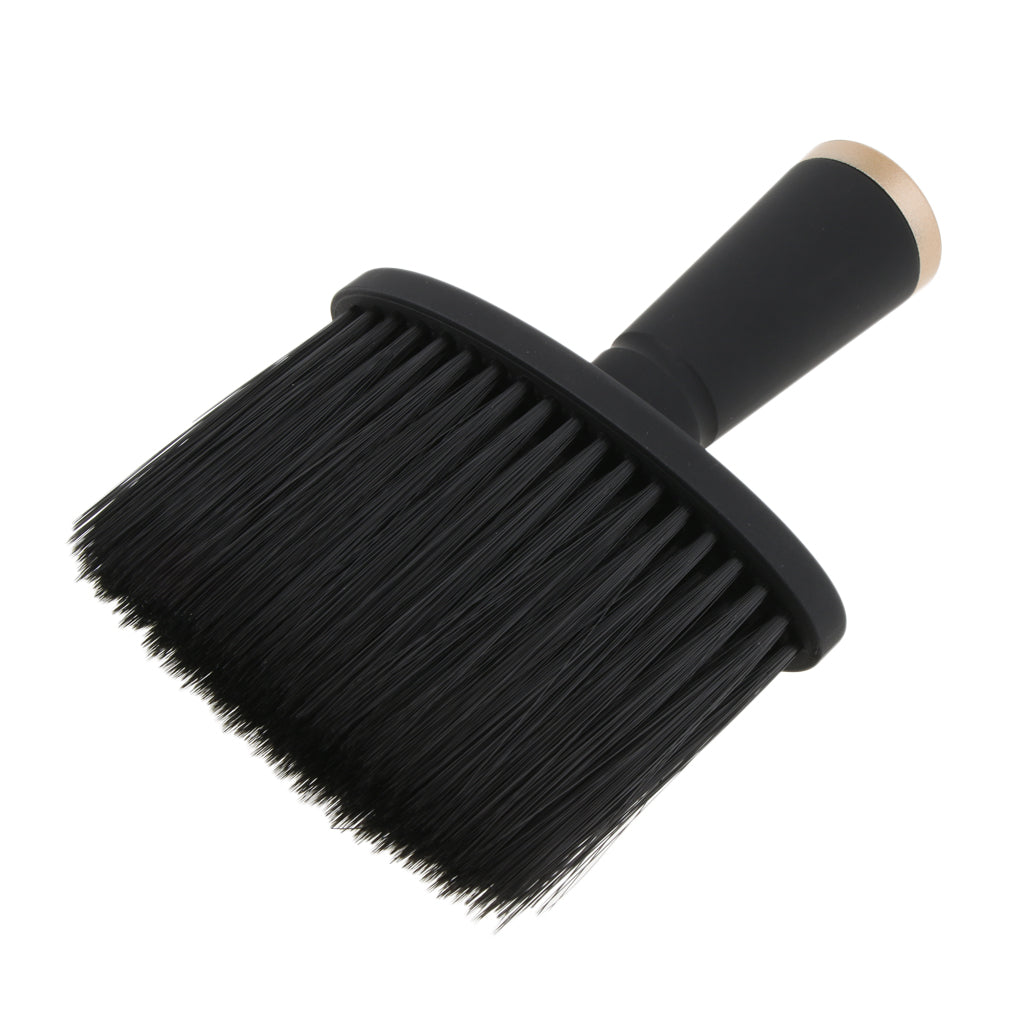 Soft Neck Duster Brush for Salon Stylist Barber Hair Cutting Makeup Tool Gold