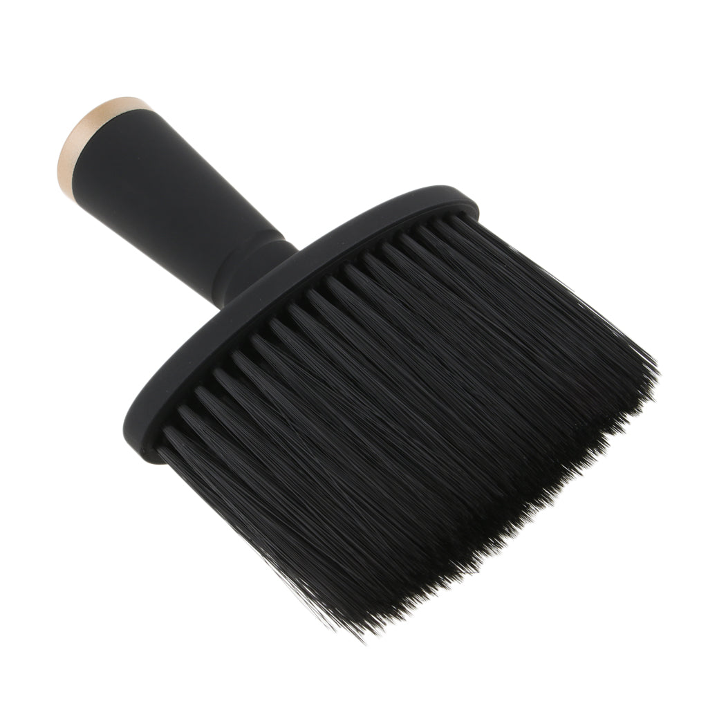 Soft Neck Duster Brush for Salon Stylist Barber Hair Cutting Makeup Tool Gold