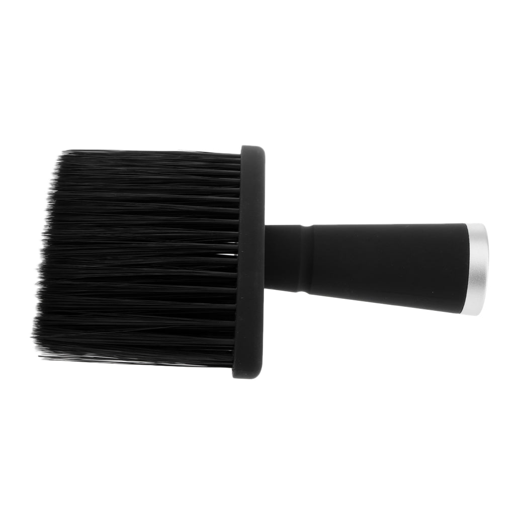 Soft Neck Duster Brush for Salon Stylist Barber Hair Cutting Makeup Tool Silver