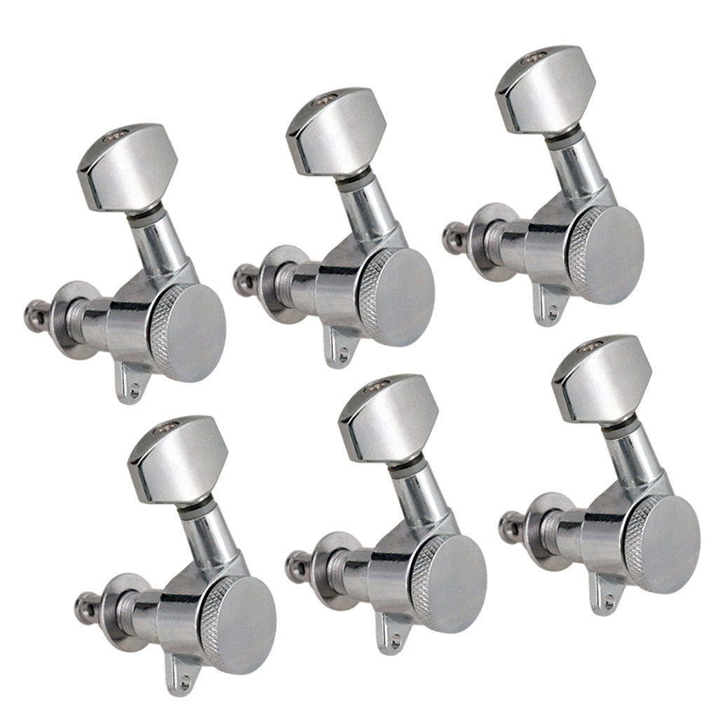 6L Electric Guitar Sealed Closed Tuning Pegs Machine Heads Knobs Accessory